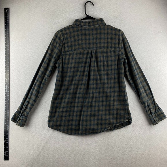 Oneill Button-Up Shirt Mens M Medium Multicolor Flannel Plaid Long Sleeve Pocket - Picture 10 of 16